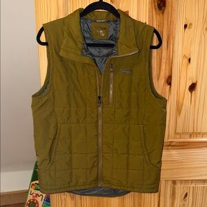 Men's Sitka Olive Green Quilted Vest